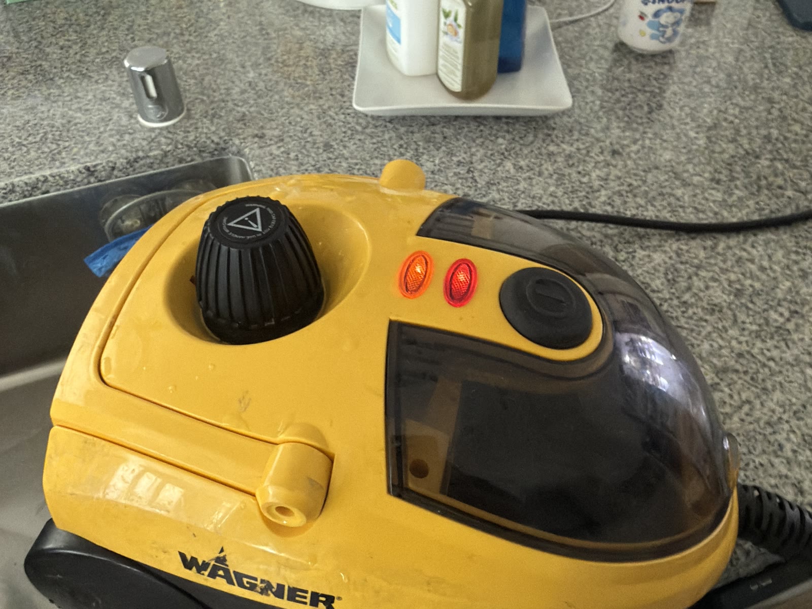 Wagner steamer used for controlled refrigerator defrost service in Danville