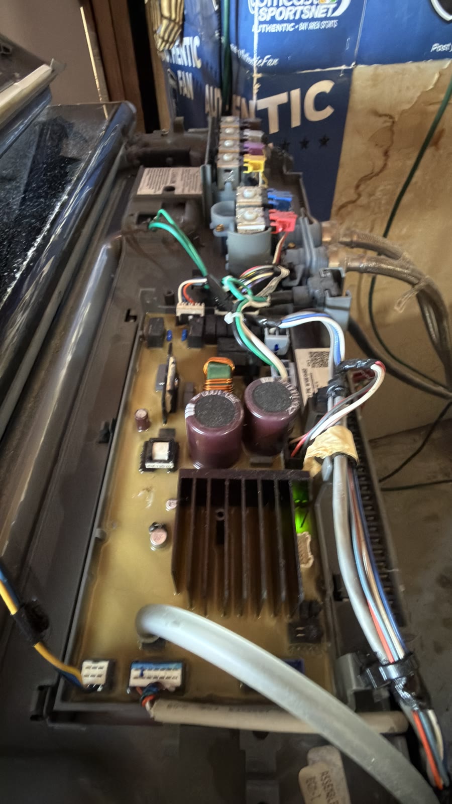 Kenmore washer diagnostic access during water valve replacement