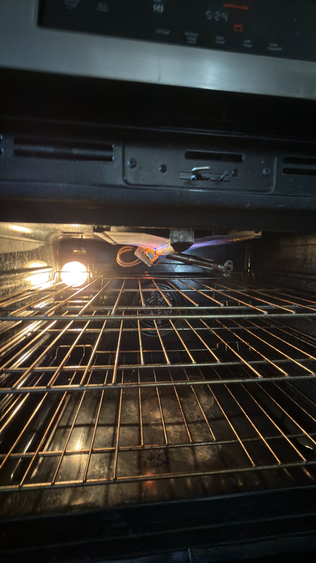 Bosch oven broil flame test after igniter replacement in Fremont