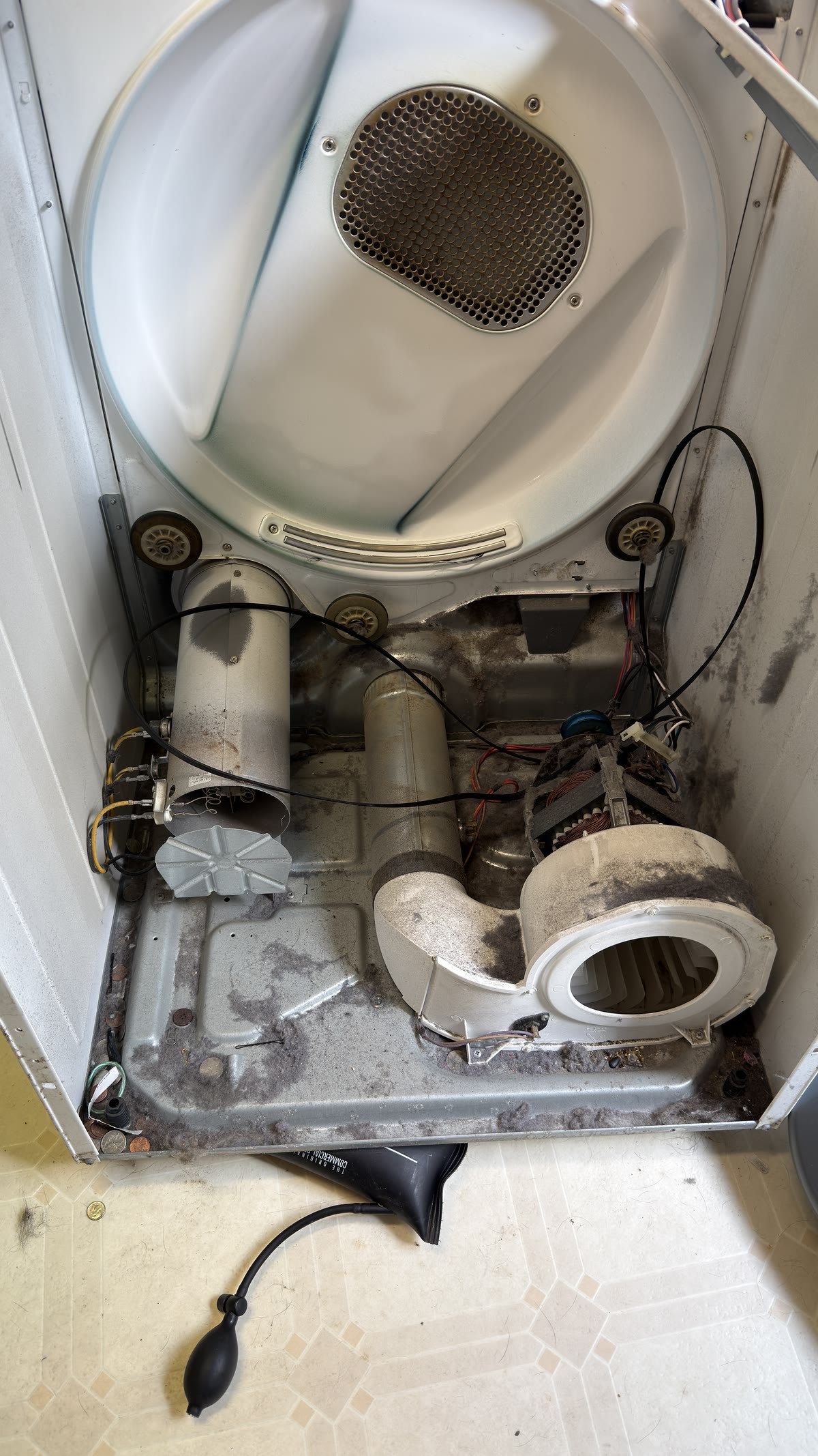 Internal Frigidaire dryer repair in San Leandro