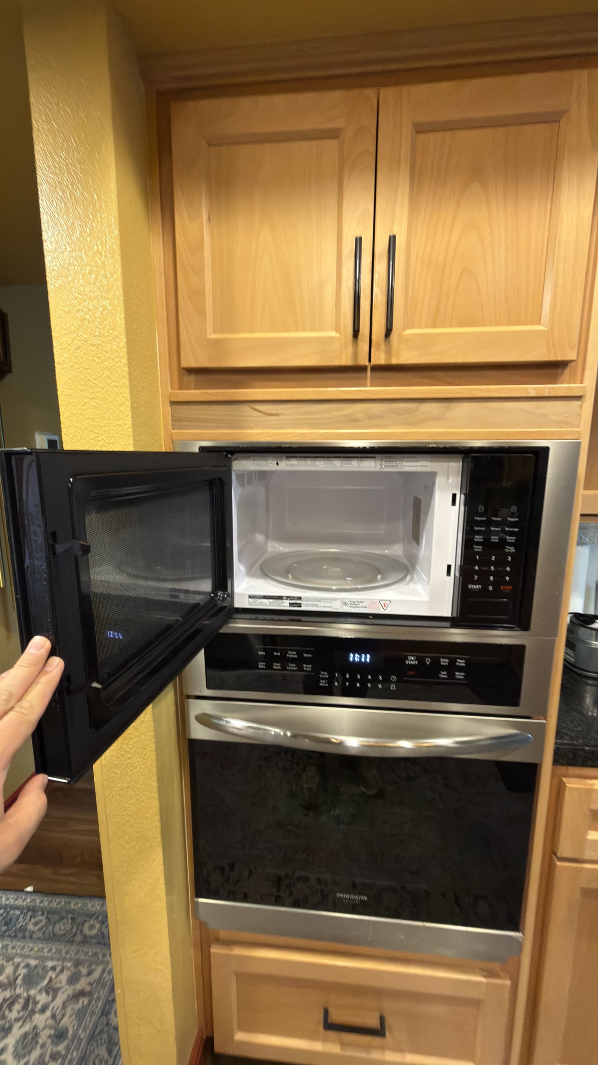 Frigidaire Gallery Microwave Door Switch and Fuse Repair in Fremont, CA | Model FGMC2766UFC repair photo