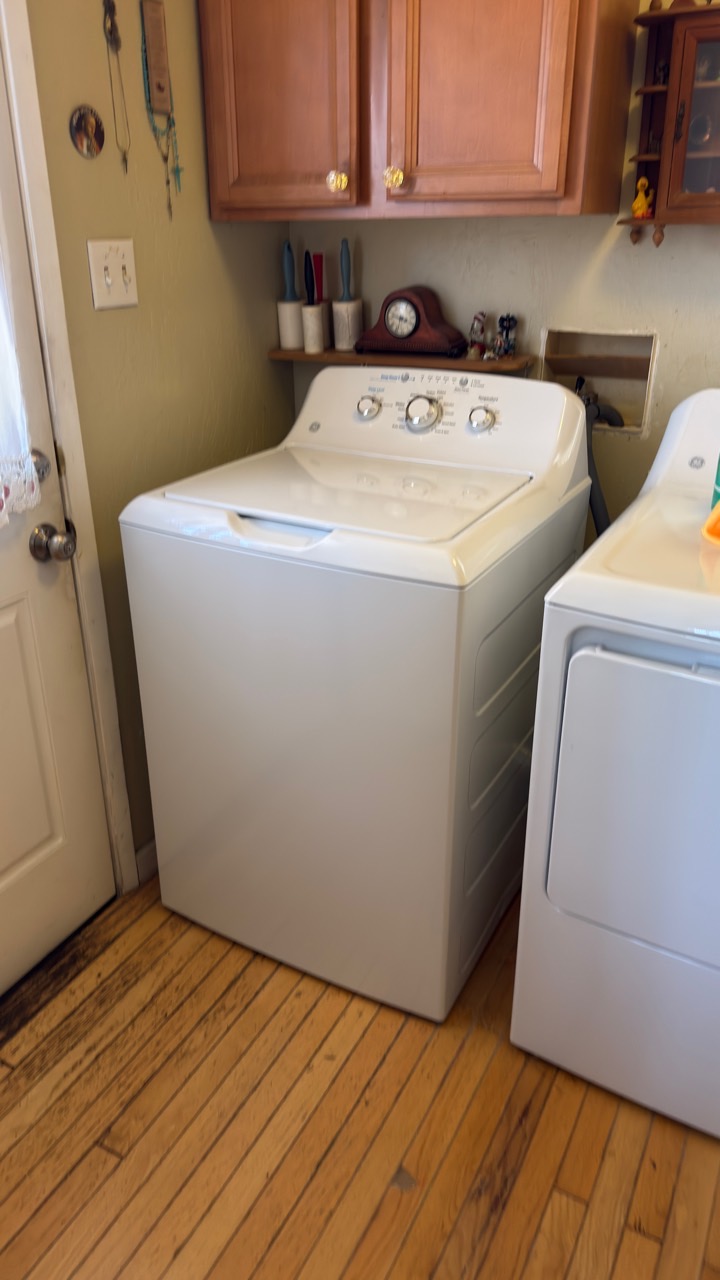 GE Washer Leak Was a Clogged Drain in Livermore, CA | Model GTW325ASW0WW repair photo