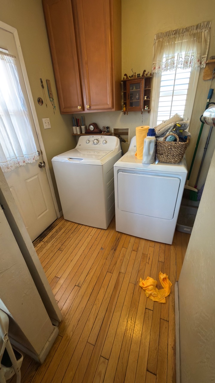 GE top-load washer inspected for a laundry room water leak in Livermore CA