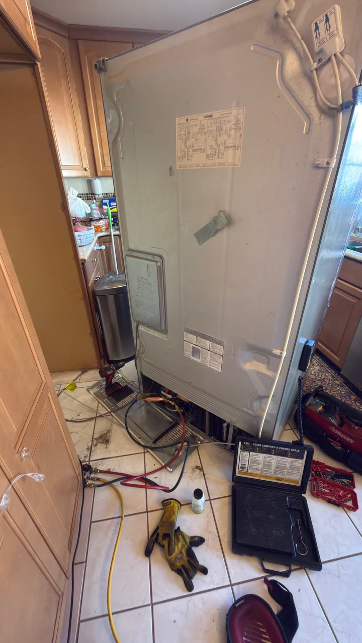 LG Refrigerator Linear Compressor Replacement in Newark, CA repair photo