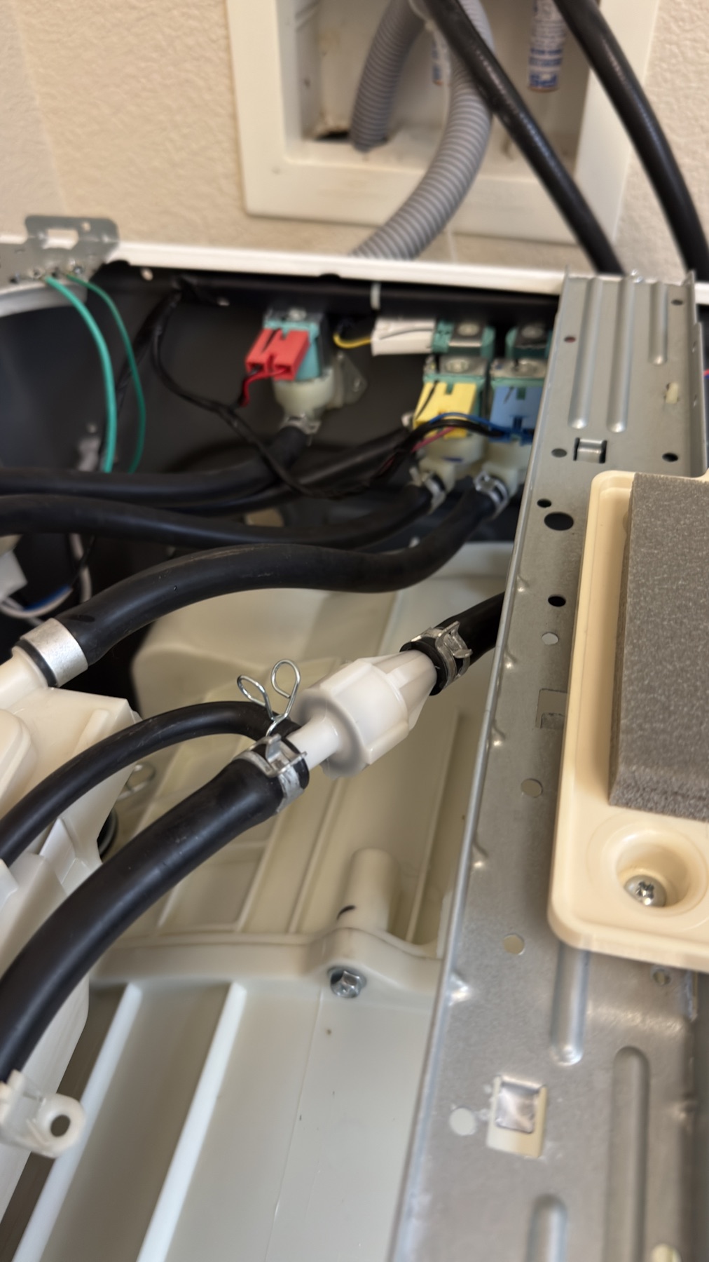 Internal LG washer hose and connector repair in Livermore